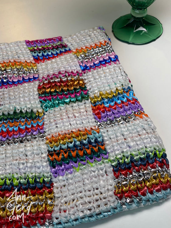 Crochet Ribbon Candy Bag - Crochet diagram