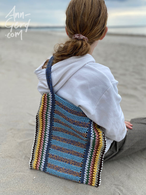 Crochet Bag with Handle - Crochet Diagram