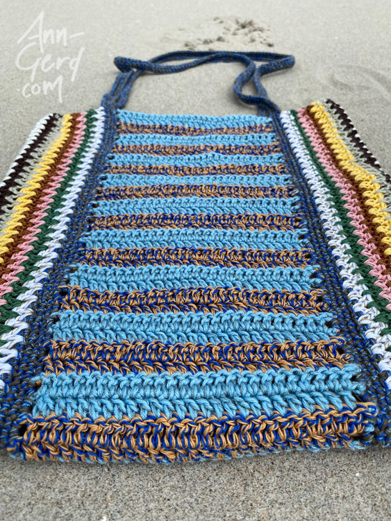 Crochet Bag with Handle - Crochet Diagram