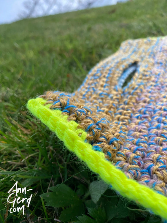 Ribbon Crochet Gift Bag - Crochet Diagram